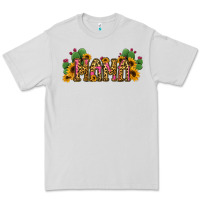 Dove Grey Cactus Leopard Sunflower Mama and Mini Set Premium Tee - Jasminsmagicworld