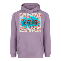 Lavender candy cane Christmas Heavyweight Hoodie - AdoDesignShop