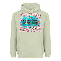 Matcha candy cane Christmas Heavyweight Hoodie - AdoDesignShop