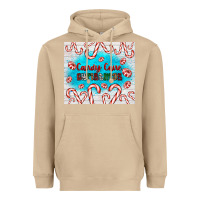 Mushroom candy cane Christmas Heavyweight Hoodie - AdoDesignShop