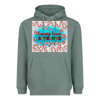 Sage candy cane Christmas Heavyweight Hoodie - AdoDesignShop