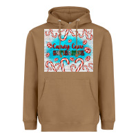 Toasted Coconut candy cane Christmas Heavyweight Hoodie - AdoDesignShop