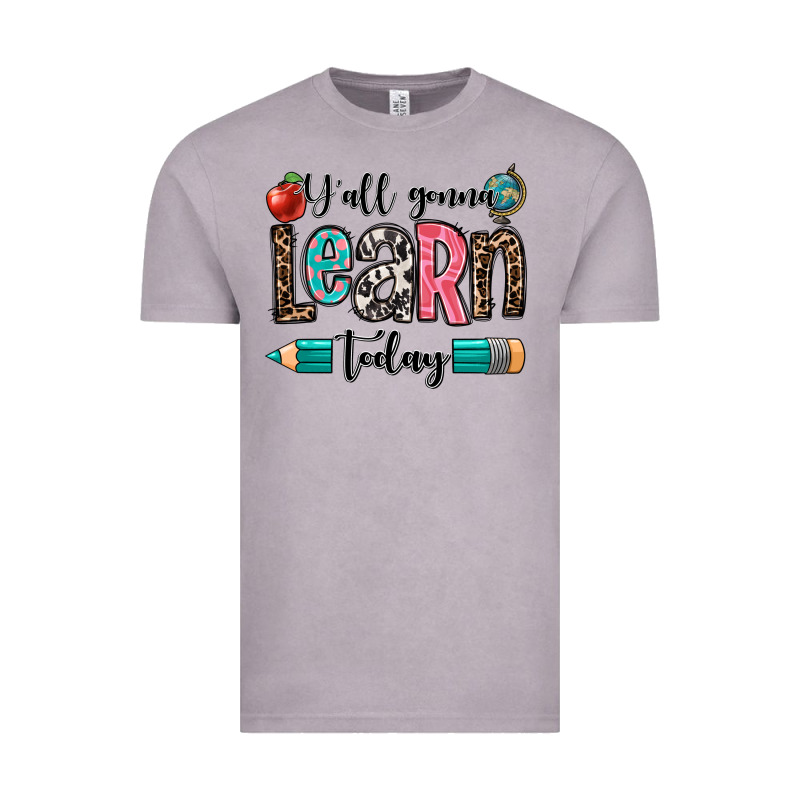 Y'all Gonna Learn Today Vintage Tee by OliviaCreatesArt | Teevron