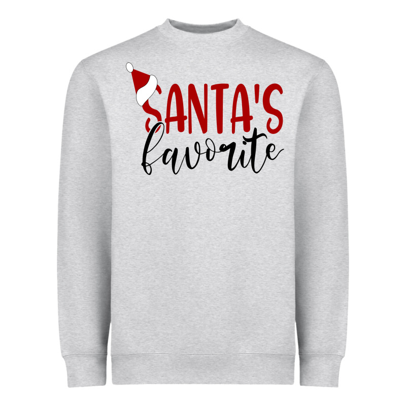 Santa's Favorite Ho Heavyweight Sweatshirt by DesigneFamous | Teevron