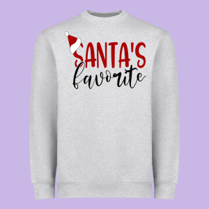Santa's Favorite Ho Heavyweight Sweatshirt Designed By Designefamous
