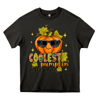 Asphalt Coolest Pumpkin In The Patch Heavy Core Tee - texasbilliewilder