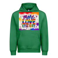 Emerald more love less hate tumbler Urban Hoodie - JahusDesignShop