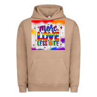 Pigment Burro more love less hate tumbler Urban Hoodie - JahusDesignShop