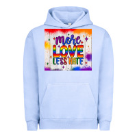 Pigment Grape Ice more love less hate tumbler Urban Hoodie - JahusDesignShop