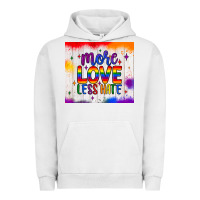 Pigment Lunar Rock more love less hate tumbler Urban Hoodie - JahusDesignShop
