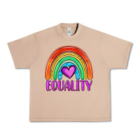 Burro equality rainbow Urban Heavy Tee - OliviaCreatesArt
