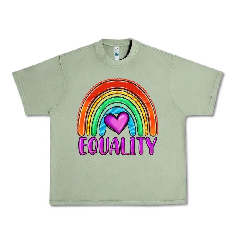 Equality Rainbow Urban Heavy Tee by OliviaCreatesArt | Teevron