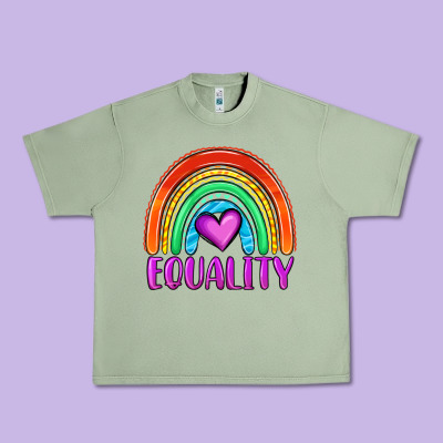 Equality Rainbow Urban Heavy Tee Designed By Oliviacreatesart