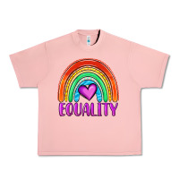 Salmon equality rainbow Urban Heavy Tee - OliviaCreatesArt