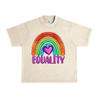 Sandshell equality rainbow Urban Heavy Tee - OliviaCreatesArt