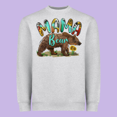 Mama Bear Heavyweight Sweatshirt Designed By Barkaloodesign