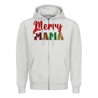 Dove Grey merry mama Zipper Hoodie - BarkalooDesign