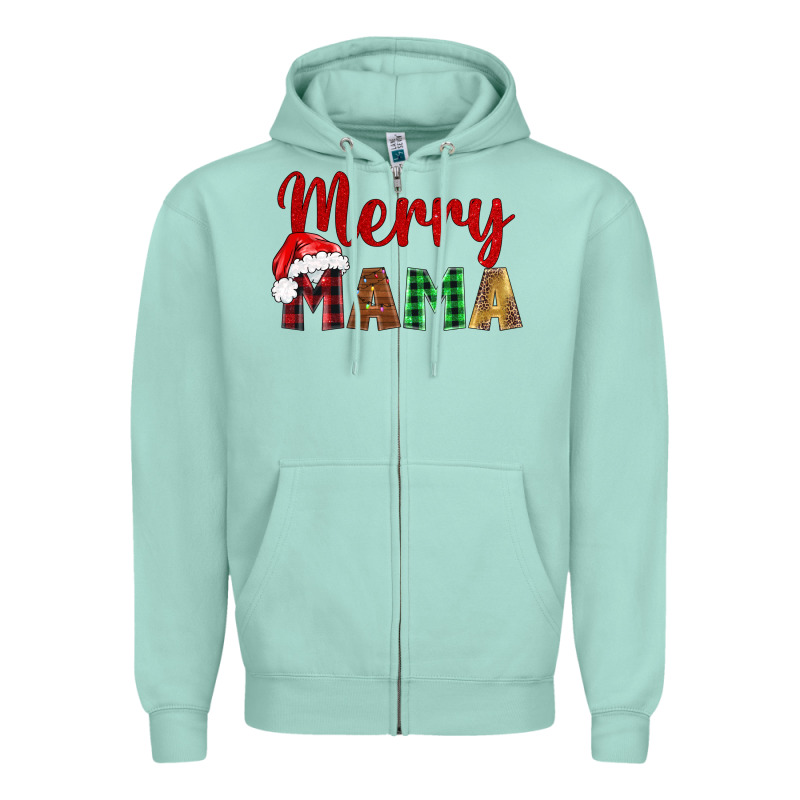 Merry Mama Zipper Hoodie by BarkalooDesign | Teevron