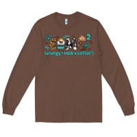 Chestnut e=mc2 energy milk coffee bbs Long Sleeve Tee - BundleAndBundleShop