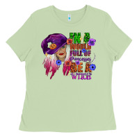 Matcha in a world full of princesses be a witch Ladies Tee - CowGirlArtShop