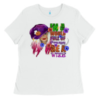 White in a world full of princesses be a witch Ladies Tee - CowGirlArtShop