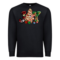 Black joy with christmas tree cake ado Premium Sweatshirt - AdoDesignShop