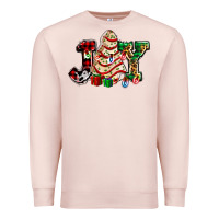 Pale Pink joy with christmas tree cake ado Premium Sweatshirt - AdoDesignShop