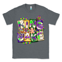 Charcoal Heather king cake mardi gras Classic Tee - CowGirlArtShop
