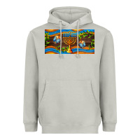 Moon Dust hanukkah with candlestick Heavyweight Hoodie - AdoDesignShop