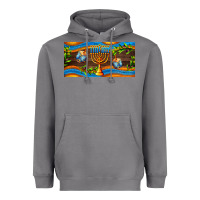 Storm hanukkah with candlestick Heavyweight Hoodie - AdoDesignShop
