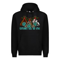 Black Christmas With Tribe Premium Hoodie - CowhideDigitalArt