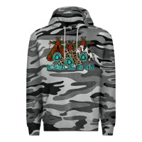 Slate Camo Christmas With Tribe Premium Hoodie - CowhideDigitalArt