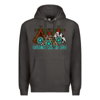 Smoke Christmas With Tribe Premium Hoodie - CowhideDigitalArt