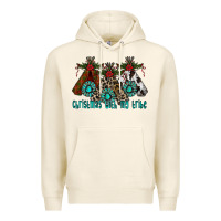 Tofu Christmas With Tribe Premium Hoodie - CowhideDigitalArt