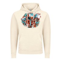 Vintage Artic American wines Vintage Hoodie - FaDigitalArtStudio