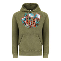 Vintage Olive American wines Vintage Hoodie - FaDigitalArtStudio