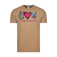 Peace Love Pitties Vintage Tee | Teevron