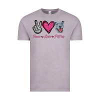 Vintage Zinc Peace Love Pitties Vintage Tee - Jasminsmagicworld