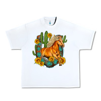 White western horse cactus sunflowers horseshoe Urban Heavy Tee - OliviaCreatesArt