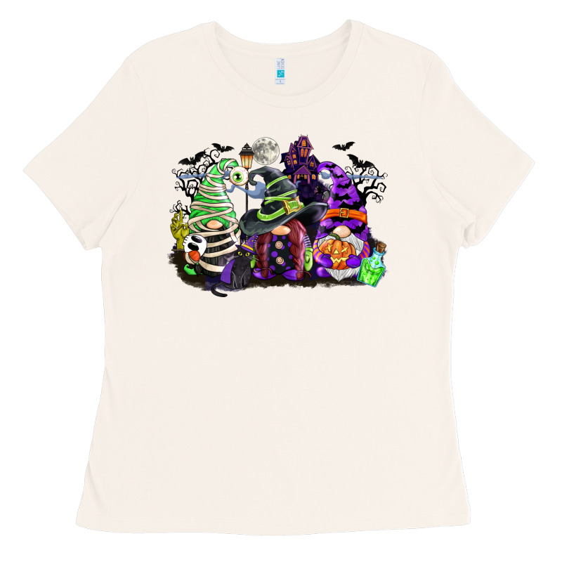 Halloween Gnome Ladies Tee by CowGirlArtShop | Teevron