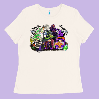 Halloween Gnome Ladies Tee Designed By Cowgirlartshop