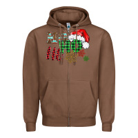 Chestnut ho ho ho christmas Zipper Hoodie - BarkalooDesign