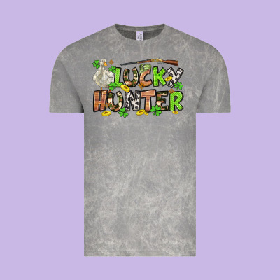 Lucky Hunter St. Patrick's Day Vintage Tee Designed By Oliviacreatesart