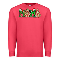 Cardinal mama with christmas tree cake ado Premium Sweatshirt - AdoDesignShop