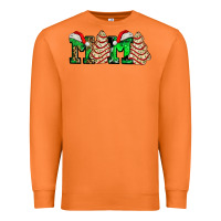 Carrot mama with christmas tree cake ado Premium Sweatshirt - AdoDesignShop