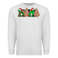Oatmeal Heather mama with christmas tree cake ado Premium Sweatshirt - AdoDesignShop