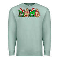 Seafoam mama with christmas tree cake ado Premium Sweatshirt - AdoDesignShop