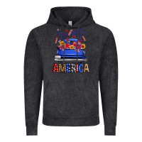 Vintage Black Western Fourth Of July America Truck Vintage Hoodie - FaDigitalArtStudio