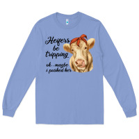 Colony Blue heifer's be trippin' charolais cow Long Sleeve Tee - RanaPortraitStore