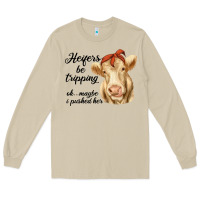Mushroom heifer's be trippin' charolais cow Long Sleeve Tee - RanaPortraitStore